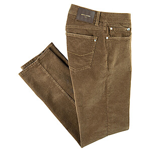 Pierre Cardin | Feincord Jeans | 5 Pocket Form | Modell Lyon | Beige Braun