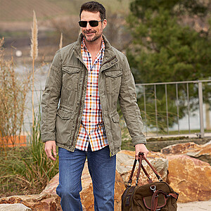 Redpoint Field-Jacket aus Baumwolle | Redmond Kurzarmhemd | Pierre Cardin Jeans