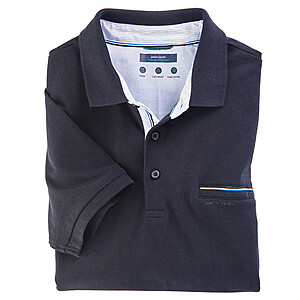 Pierre Cardin | Polo Shirt | Baumwoll-Piquee | Dunkelblau