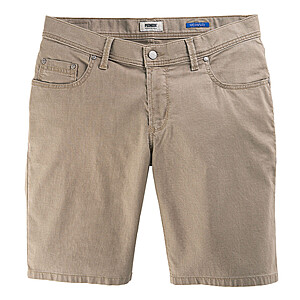 Pioneer | Baumwoll 5-Pocket Bermuda | Mit kurzer Leibhhe | Sand