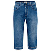 Pioneer | Jeans-Bermuda | 5-Pocket-Form in 3/4-Länge | Jeansblau