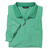 Polohemd mit Bund | Bügelfrei und Trockner-geeignet | Farbe grün