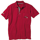 Poloshirt im Country Stil Farbe rot