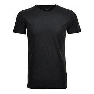 Ragman | T-Shirt Doppelpack, Baumwolle | Rundhals | Body-Fit | Schwarz