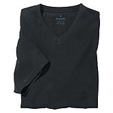  Ragman | T-Shirt Doppelpack, Baumwolle | V-Ausschnitt | Farbe schwarz