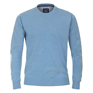 Redmond | Baumwoll-Pullover | Rundhals | Hellblau