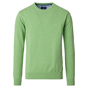 Redmond | Baumwoll-Pullover | Rundhals | Hellgr�n
