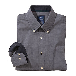 Redmond | College Hemd reine Baumwolle | Button down Kragen | Mini-Karo