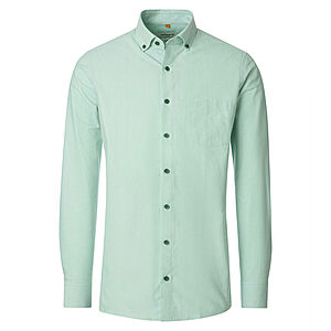 Redmond | Freizeithemd | Langarm | Baumwolle | Button-Down-Kragen | Gr�n