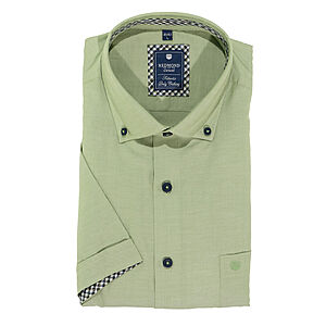 Redmond | Halbarmhemd | Baumwolle | Button Down Kragen | Schilf