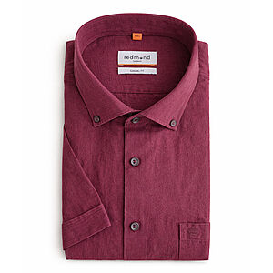Redmond | Kurzarmhemd | Leinen Mix | WRot