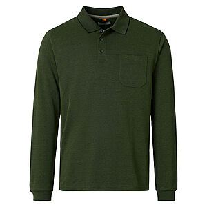 Redmond | Langarm Polo | Pflegeleicht | Gr�n