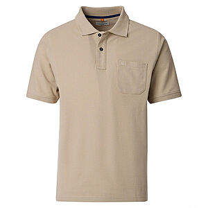 Redmond | Polo-Shirt | Baumwolle Pique | Brusttasche | Sand