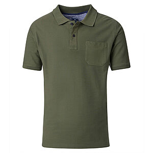 Redmond | Polo-Shirt | Baumwolle Pique | Brusttasche | Oliv