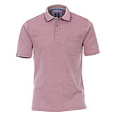 Redmond | Polo Shirt | Easy Care | Wash & Wear | Mit Brusttasche | Weinrot