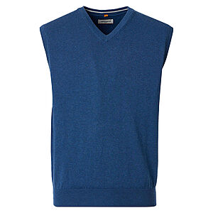 Redmond | Pullunder | Baumwolle | V-Ausschnitt | Royal