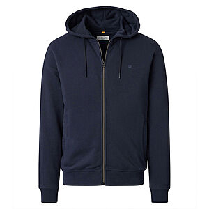 Redmond | Sweat Jacke mit Kapuze | Elastische Baumwolle | Blau