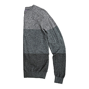 Rundhals Merino-Melange Pullover | Raglan Arm | Grau