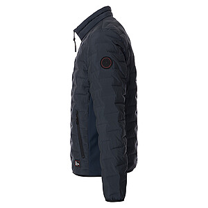 CasaModa | Hybridjacke im Material-Mix | Marine