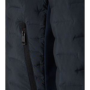 CasaModa | Hybridjacke im Material-Mix | Marine