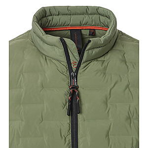 CasaModa | Hybridjacke im Material-Mix | Schilf