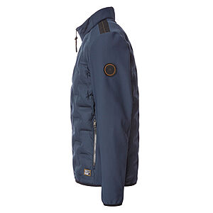 Casa Moda | Steppjacke im Material-Mix | Stepp mit Softshell | Marine