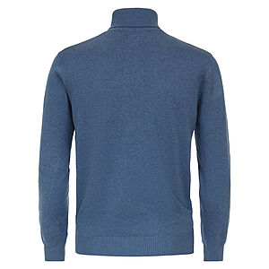 Redmond | Rollkragen-Pullover | Baumwolle extra weich | Hellblau