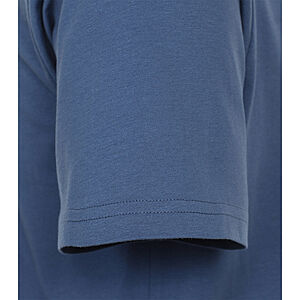 Redmond | T-Shirt | Rundhals | Baumwolle | Print Motiv | Blau