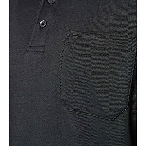 Redmond | Langarm Jersey Polo | Easy Care | Anthrazit