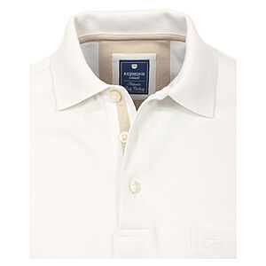 Redmond | Polo Shirt | Easy Care | Wash & Wear | Mit Brusttasche | Weiss