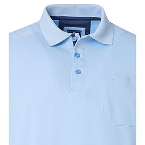 Redmond | Polo Shirt | Easy Care | Wash & Wear | Mit Brusttasche | Skyblue