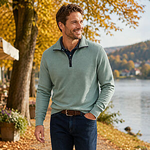 CasaModa | Sweat-Troyer | Pflegeleicht | T�rkis