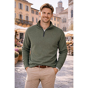 CasaModa | Sweat-Troyer | Pflegeleicht | Gr�n