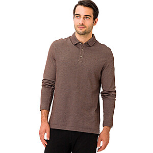 Brax | Langarm Polo-Shirt | Easy Care | Terra