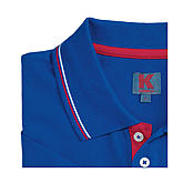 Kimmich | Elastisches Polohemd Piqué mit Knopfleiste | Farbe royalblau