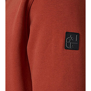 CasaModa | Sweat Jacke mit Kapuze | Elastische Baumwolle | Rot
