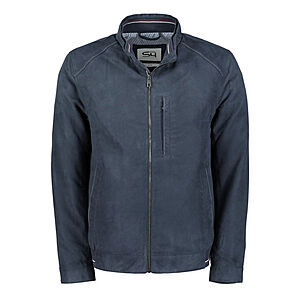 S4 | Mikrovelour | Leicht-Blouson | Marine