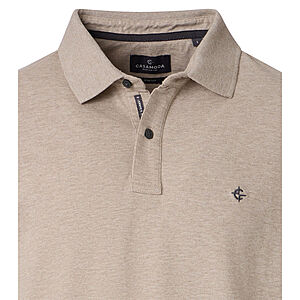 CasaModa | Elastisches Polohemd | Baumwolle mit Elasthan | Sand