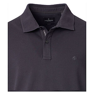 CasaModa | Elastisches Polohemd | Baumwolle mit Elasthan | Anthrazit