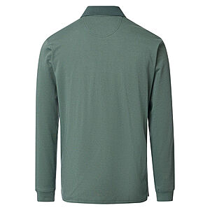 CasaModa | Langarm Polohemd mit Brusttasche, pflegeleicht | Gr�n