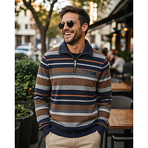 Navigazione | Sweat-Shirt | Pflegeleichte Baumwoll-Mischung | Terra