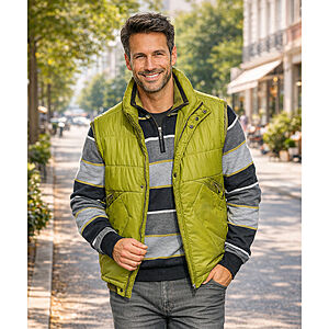 Steppweste | Farbe limette