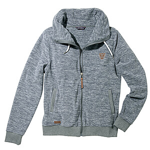   Navigazione | Fleece-Jacke | Bgelfrei | Grau Melange