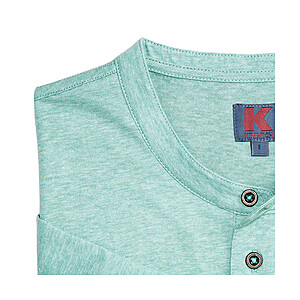 Kimmich | Henley-T-Shirt mit Knopfleiste | Pflegeleicht | Farbe grn