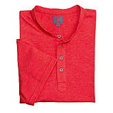 Kimmich | Henley-T-Shirt mit Knopfleiste | Pflegeleicht | Farbe rot