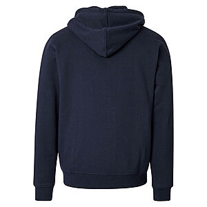 Redmond | Sweat Jacke mit Kapuze | Elastische Baumwolle | Blau