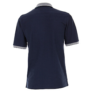 Casa Moda | Polo Shirt Knopfleiste |  Baumwolle mit modischem Druck | Marine