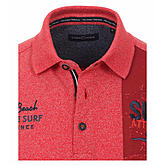 Casa Moda | Modernes Polo-Hemd | Baumwolle | Farbe rot