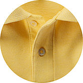 Kimmich | Polo Shirt | Elastische Baumwolle | Pflegeleicht | Gelb