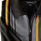 Navigazione | Polohemd mit Zipper und elastischem Bund | Bügelfrei und pflegeleicht | Grau